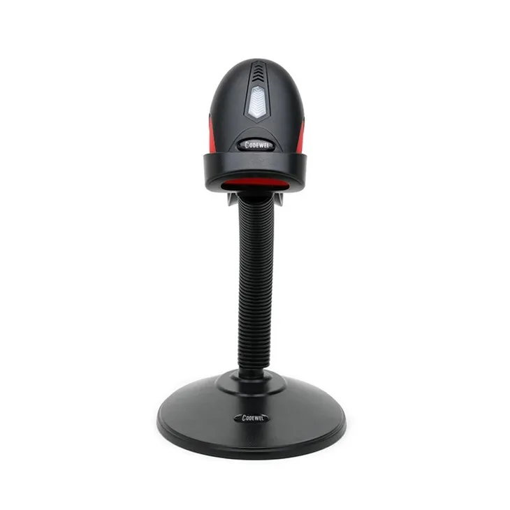 Codewel 1D Laser USB Barcode Scanner With Stand CW10